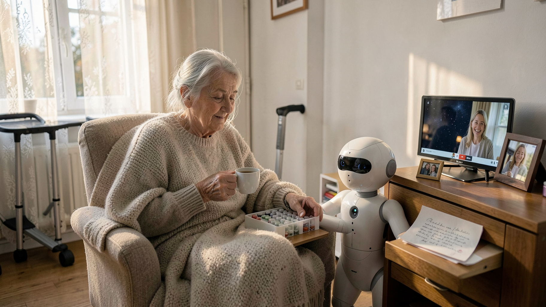 介護ロボットに「最期の選択」を委ねられるか ドイツ映画が突きつける高齢者ケアの倫理