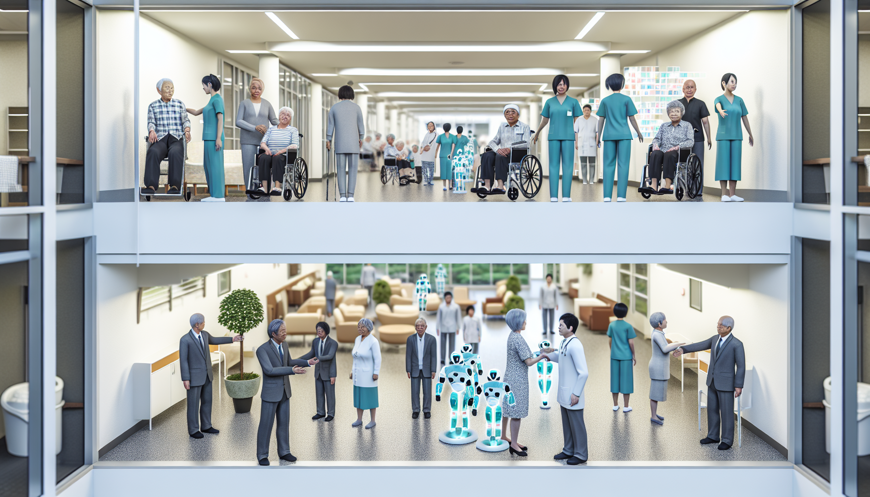 高齢化社会対策の最前線 - AIと介護ロボットが変革する未来の介護現場